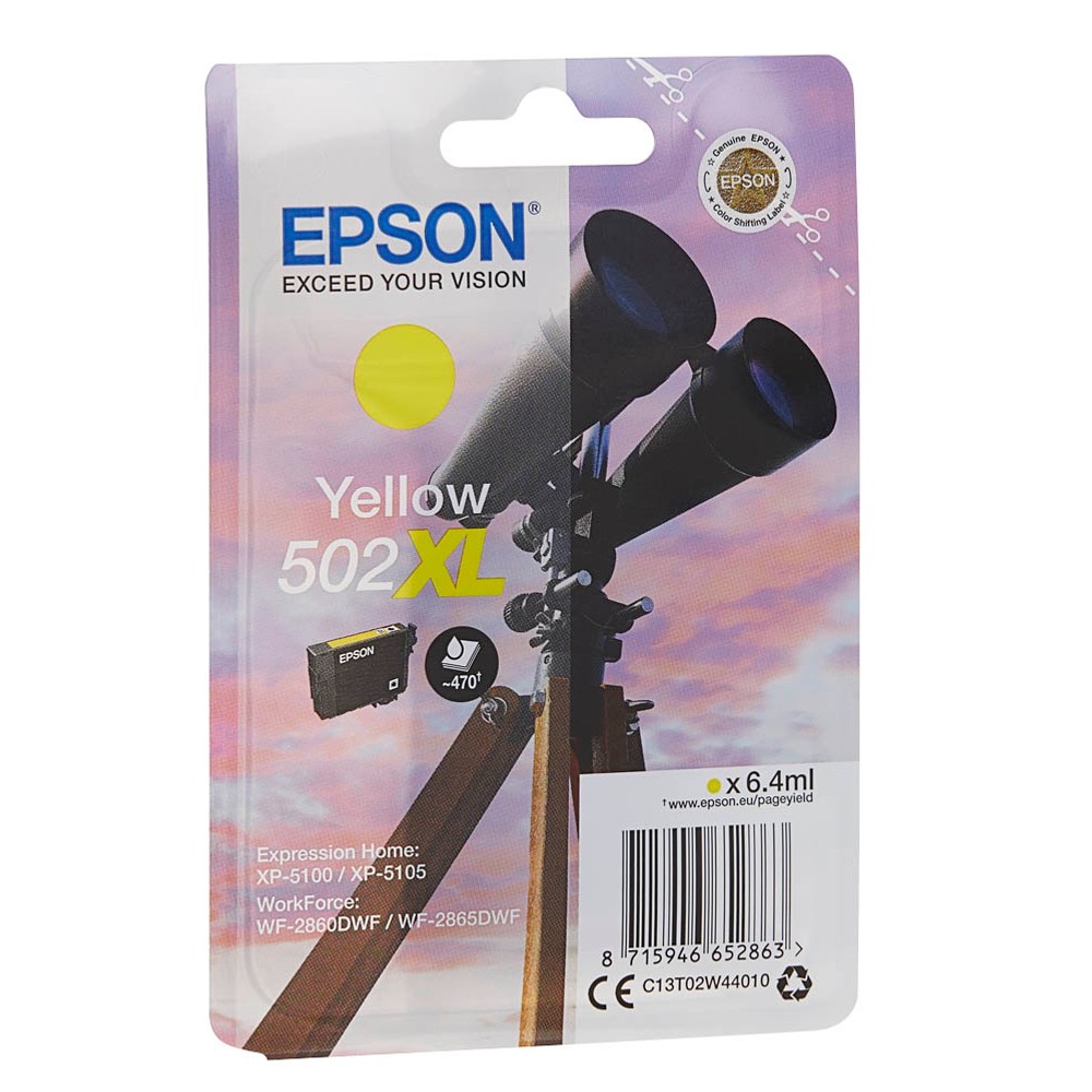 Epson 502 XL / C13T02W44010 Tinte Yellow