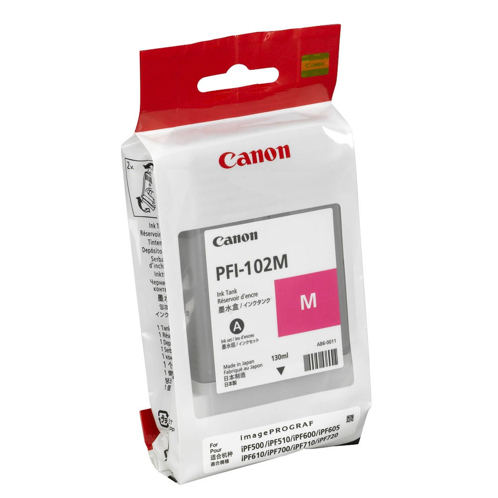 Canon PFI-102M / 0897B001 Tinte Magenta