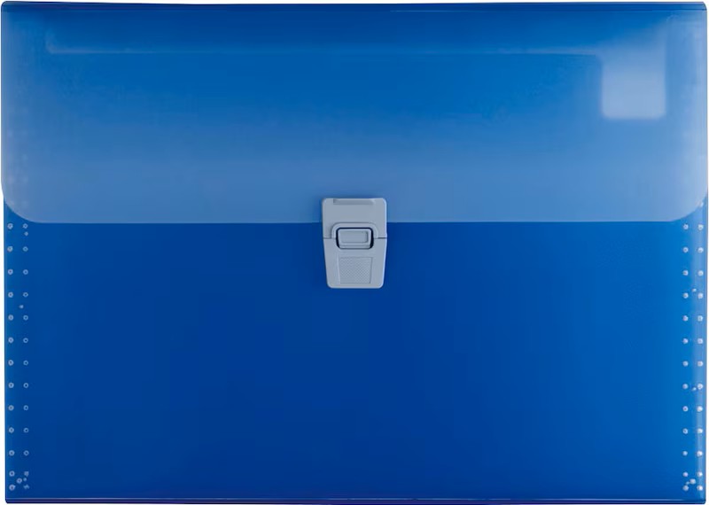 BRUNNEN Fächermappe FACT!pp 10 Fächer blau, 1 St.