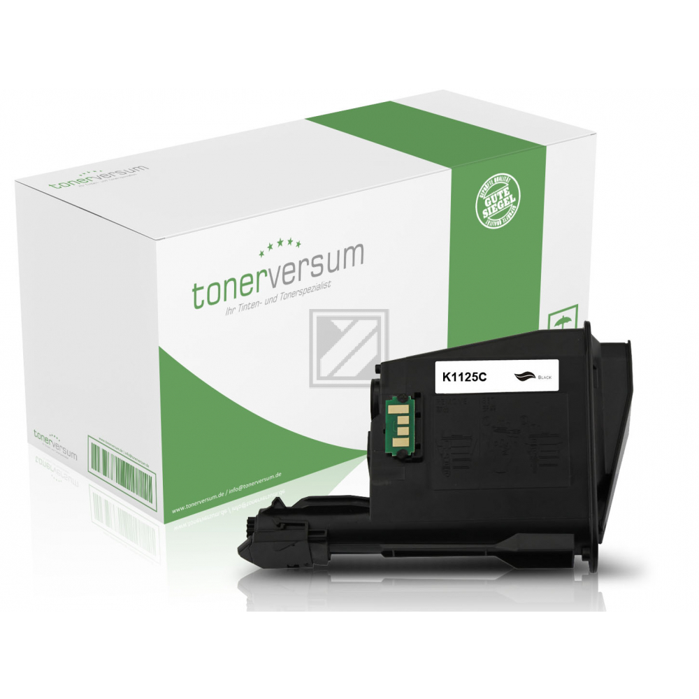 Tonerversum Toner-Kartusche schwarz (102499) ersetzt TK-1125