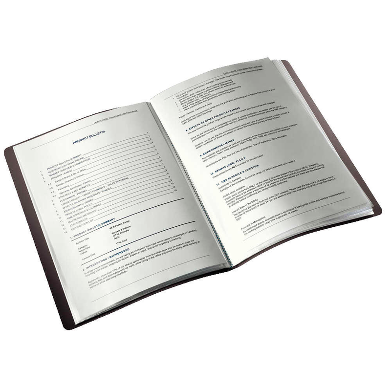 LEITZ Solid Sichtbuch DIN A4, 20 Hüllen weiß, 1 St.