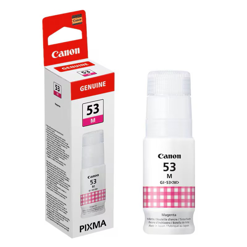 Canon Tintennachfüllfläschchen magenta (4681C001, GI-53M)