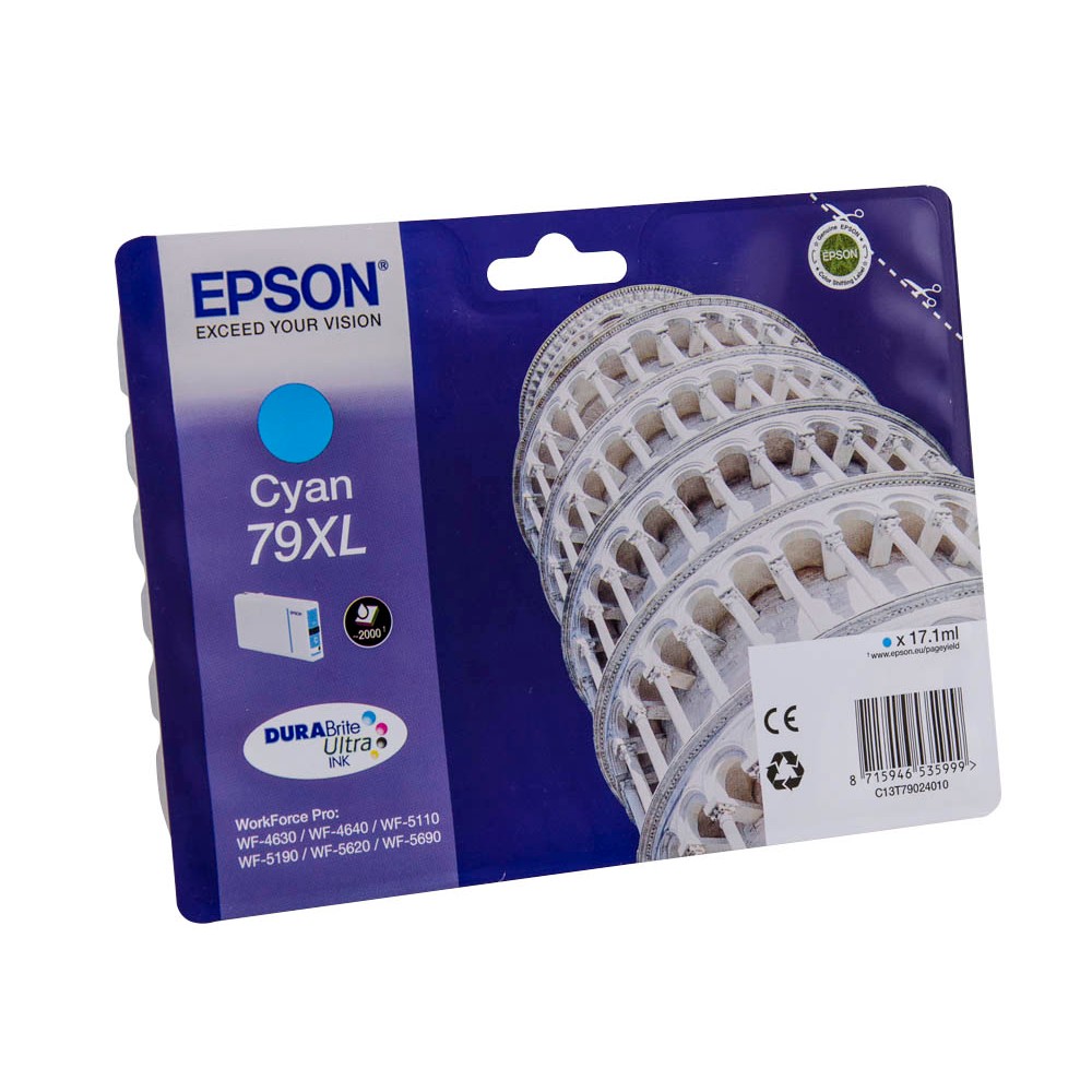 Epson 79 XL / C13T79024010 Tinte Cyan