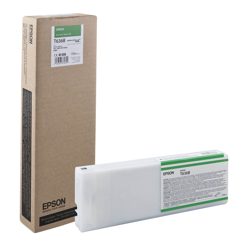 Epson Tintenpatrone grün HC plus (C13T636B00, T636B)