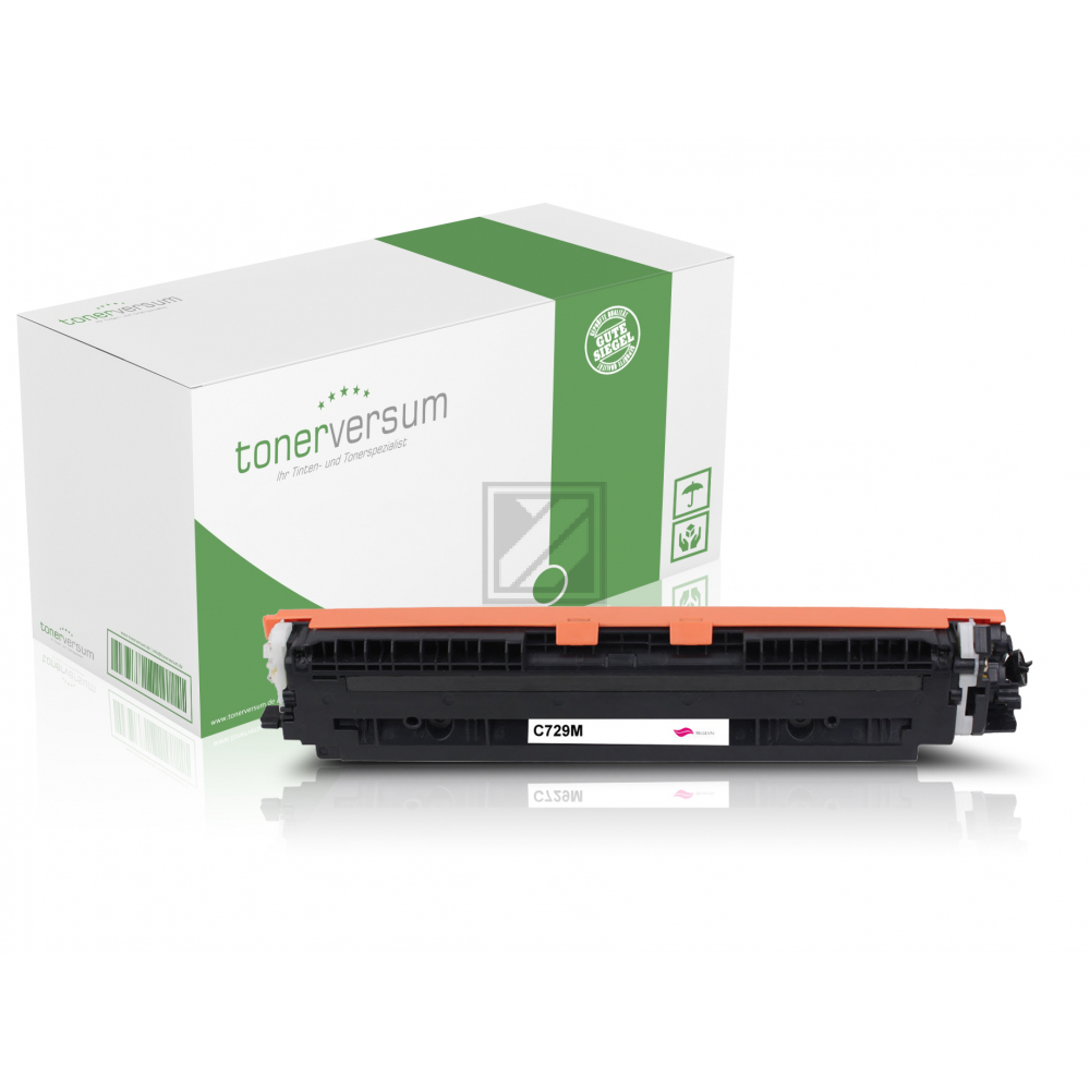 Tonerversum Toner-Kartusche magenta (101420) ersetzt 729