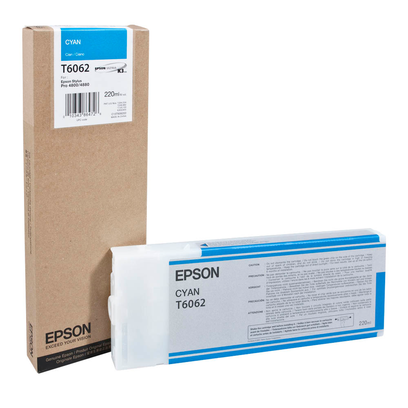 Epson Tintenpatrone cyan HC (C13T606200, T6062)