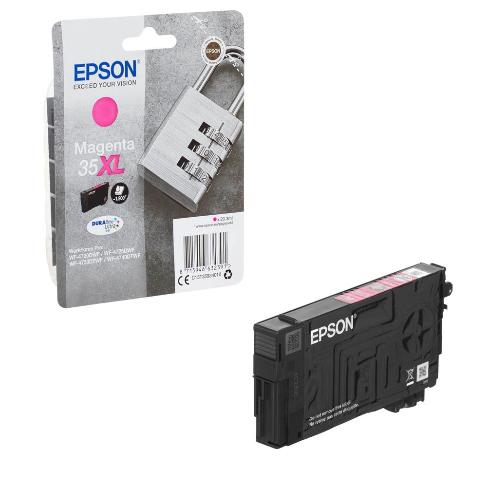 Epson Tintenpatrone magenta HC (C13T35934010, 35XL)