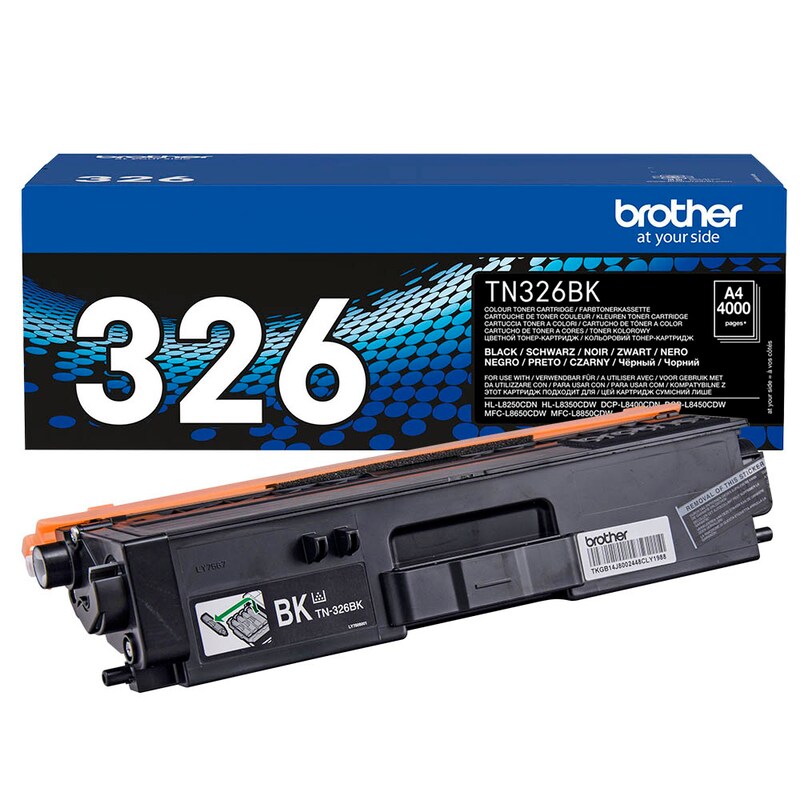 Brother Toner-Kit schwarz HC (TN-326BK)