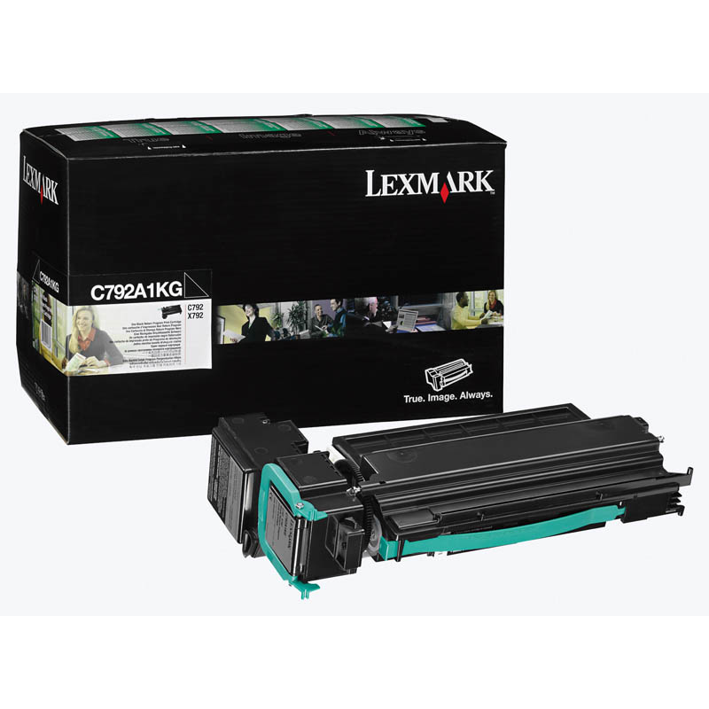 Lexmark Toner-Kartusche Prebate schwarz (C792A1KG)
