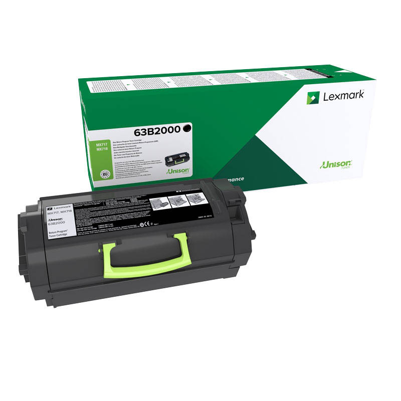 Lexmark Toner-Kartusche Return Program schwarz (63B2000)