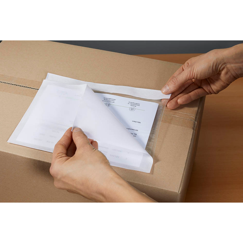 docuFIX® CLASSIC Lieferscheintaschen eco Kunststoff DIN C5 500 St.