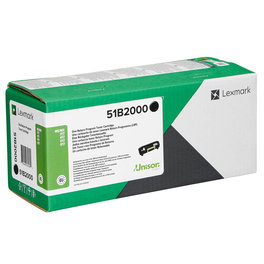 Lexmark 51B2000 Toner Black