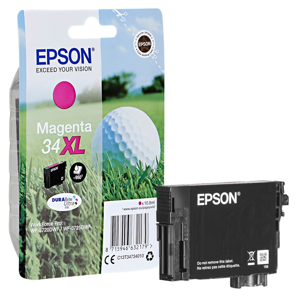 Epson 34 XL / C13T34734010 Tinte Magenta