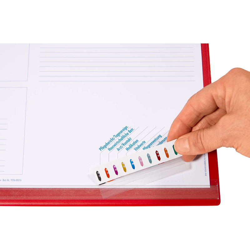 BOI Signalleisten farbsortiert, 10 St.