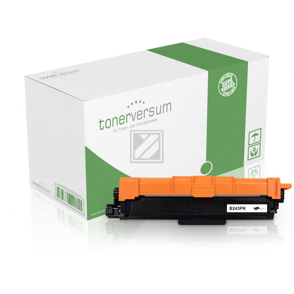 Tonerversum Toner-Kartusche schwarz (TV104416) ersetzt TN-243BK