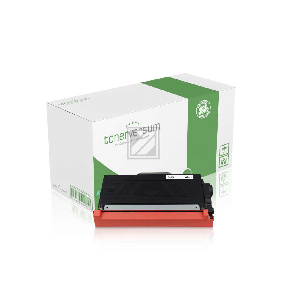 Tonerversum Toner-Kartusche schwarz HC (101082) ersetzt TN-3380
