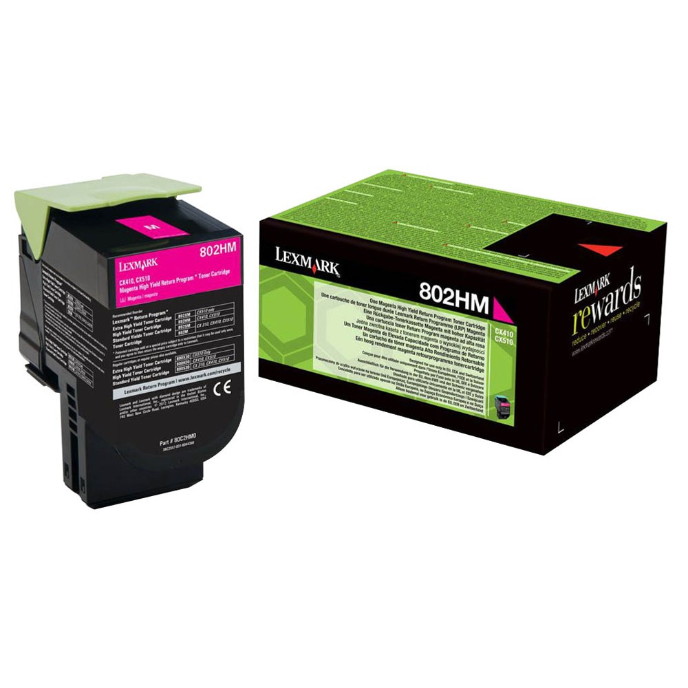 Lexmark 80C2HM0 / 802HM Toner Magenta
