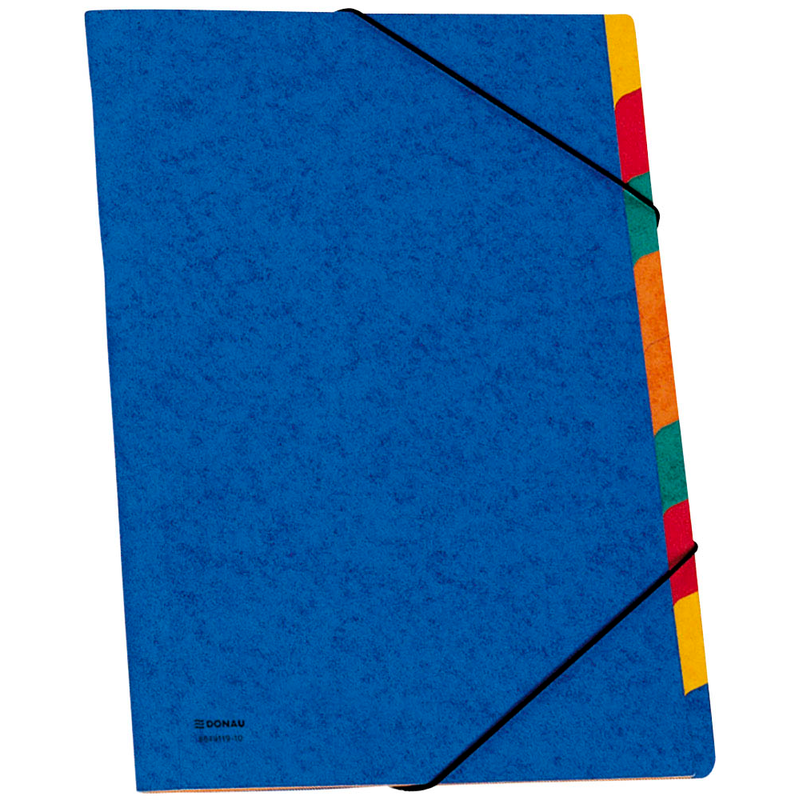 DONAU Ordnungsmappe 9 Fächer blau, 1 St.