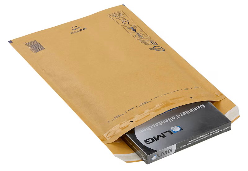 aroFOL® CLASSIC Luftpolstertaschen 6/F braun für DIN A4, 100 St.
