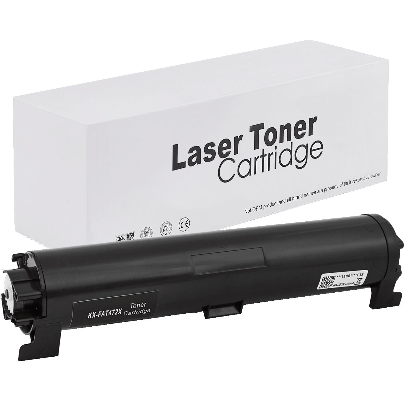 Tonerversum Toner-Kit schwarz (TV120861) ersetzt KX-FAT472X