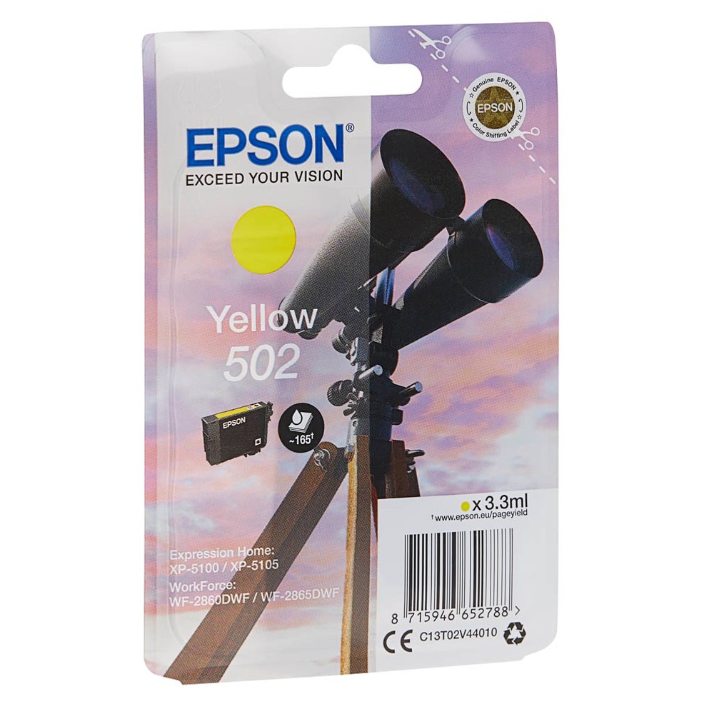 Epson 502  / C13T02V44010 Tinte Yellow