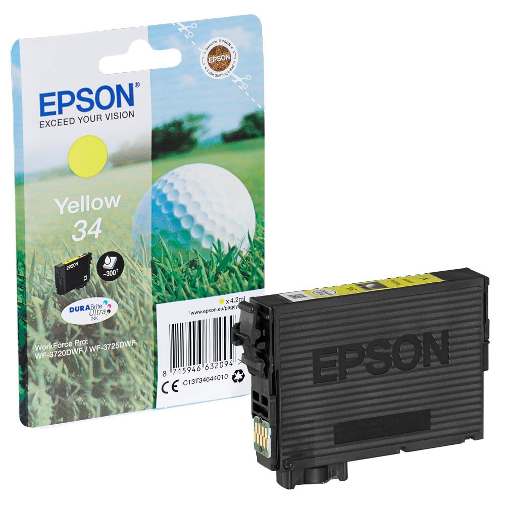 Epson 34  / C13T34644010 Tinte Yellow