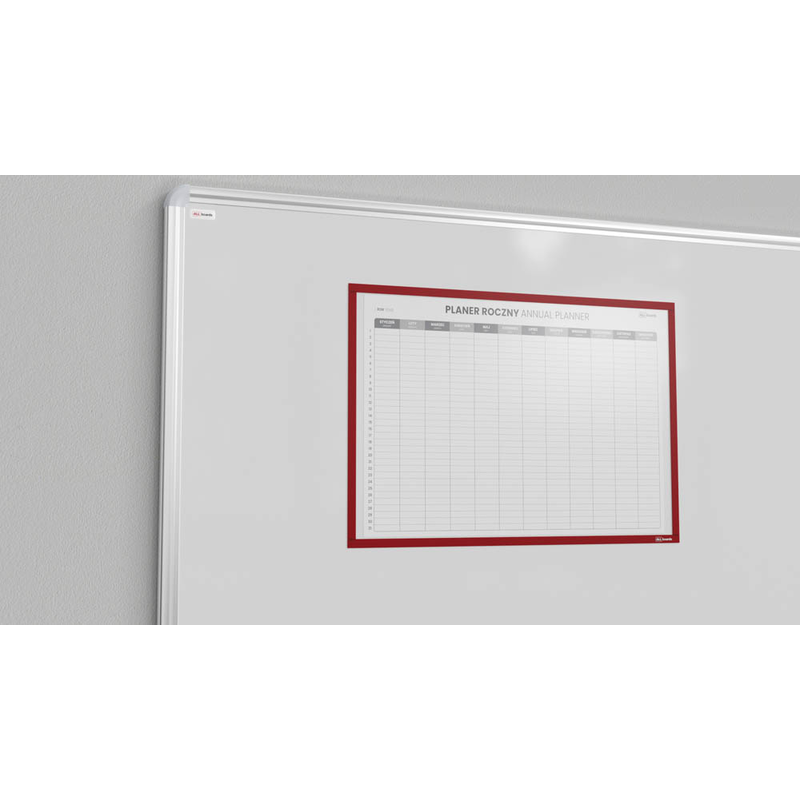 ALLboards Magnetrahmen selbstklebend rot A3, 1 St.