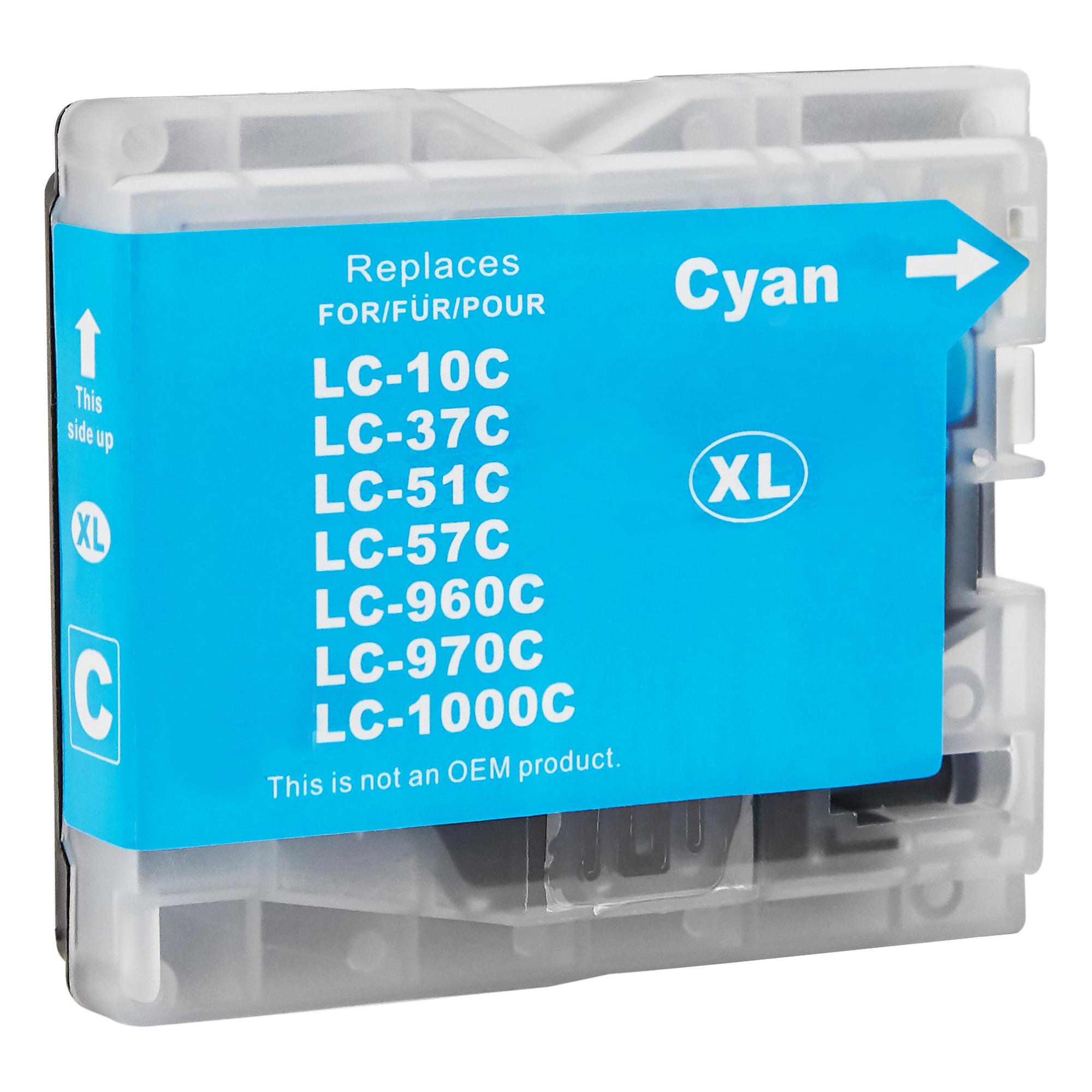 Kompatibel zu Brother LC-1000C Tinte Cyan