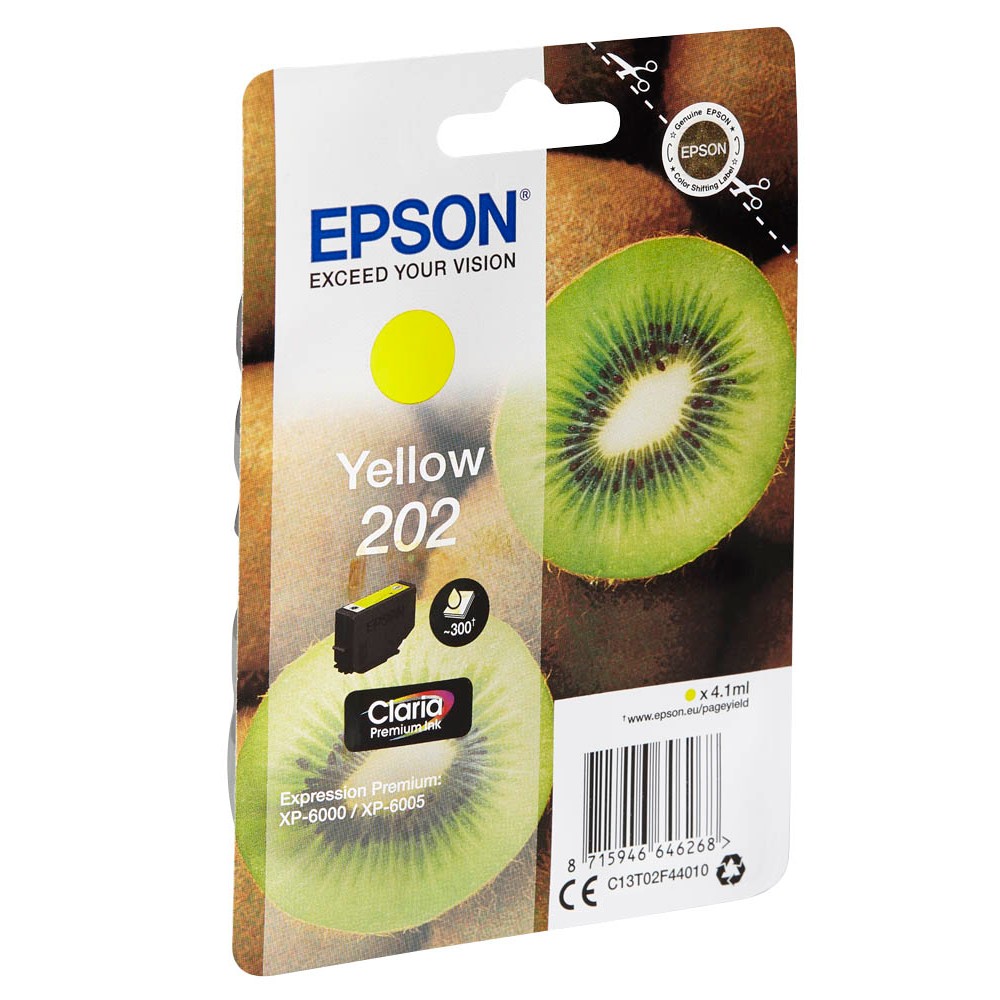 Epson 202 / C13T02F44010 Tinte Yellow