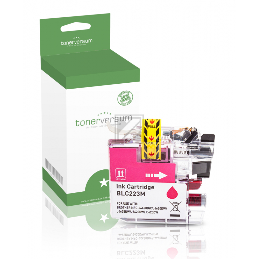 Tonerversum Tintenpatrone magenta (100114) ersetzt LC-223M