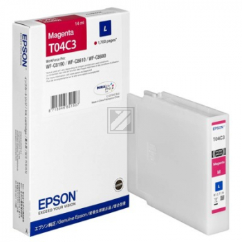 Epson Tintenpatrone magenta (C13T04C340, T04C3)