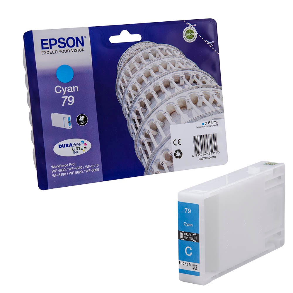 Epson Tintenpatrone cyan (C13T79124010, T7912)