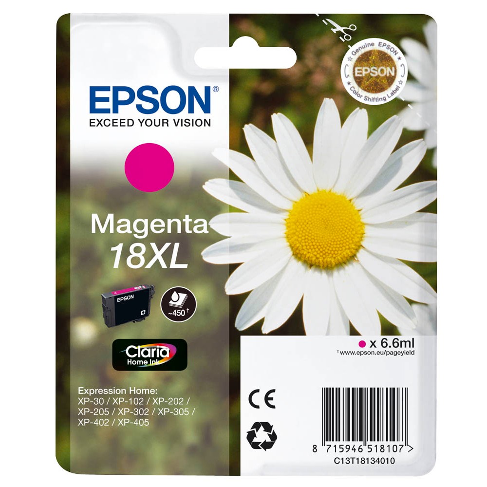 Epson 18 XL / C13T18134012 Tinte Magenta