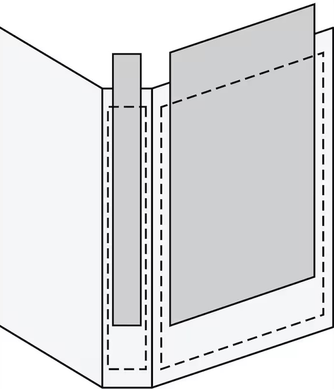Esselte Präsentationsringbücher 2-Ringe weiß 5,1 cm DIN A4, 10 St.