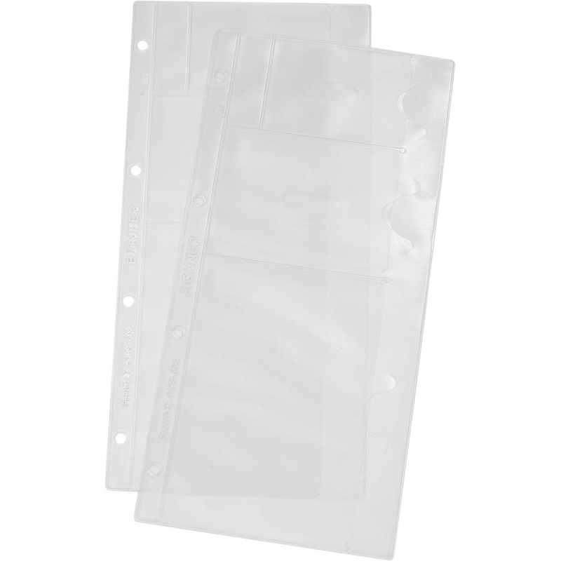 BOI Organisationshüllen 14,5x30,0 cm transparent genarbt, 10 St.