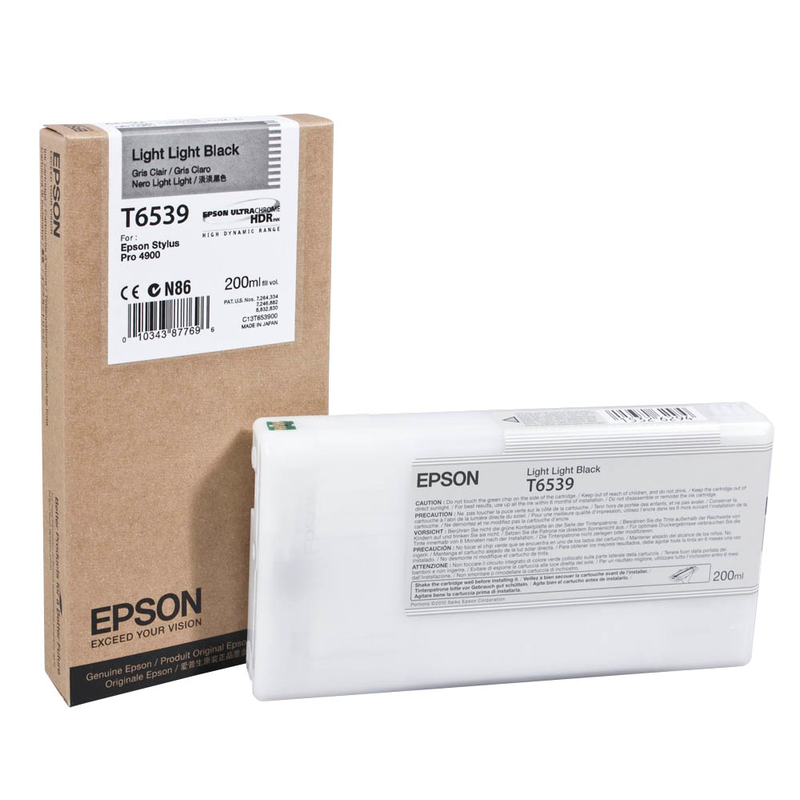 Epson Tintenpatrone schwarz light, light (C13T653900, T6539)