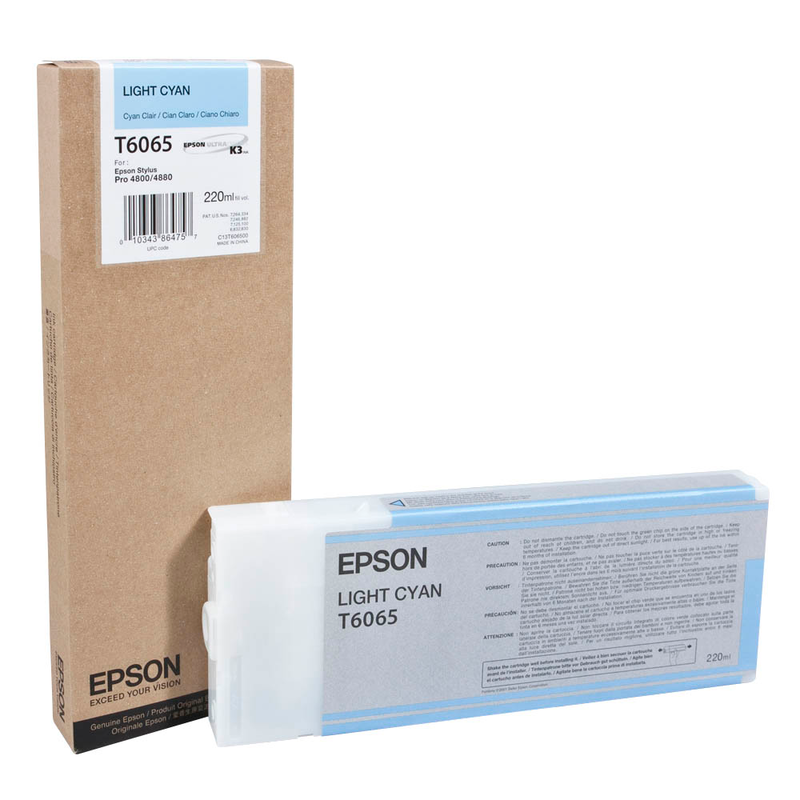 Epson Tintenpatrone cyan light HC (C13T606500, T6065)