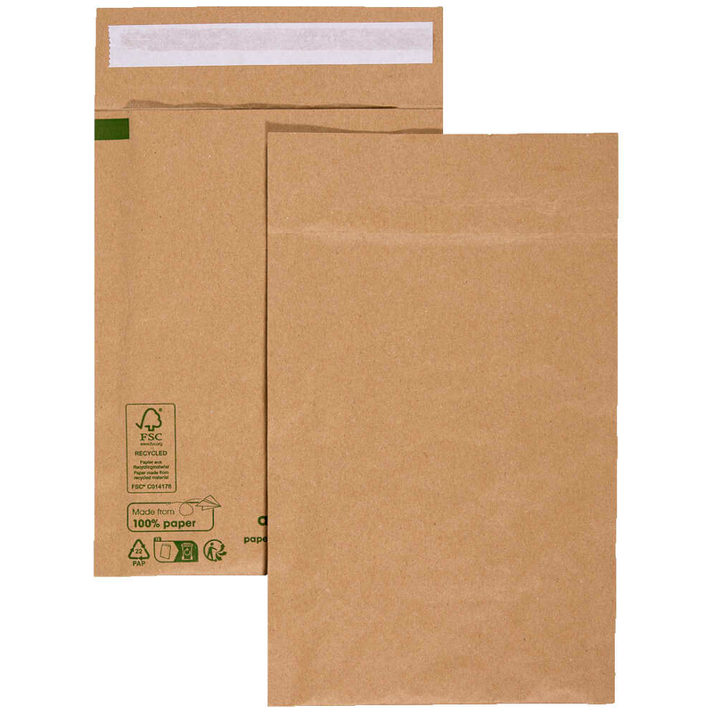 aroFAIR® Polstertaschen Gr. 3/C braun für DIN A5, 100 St.