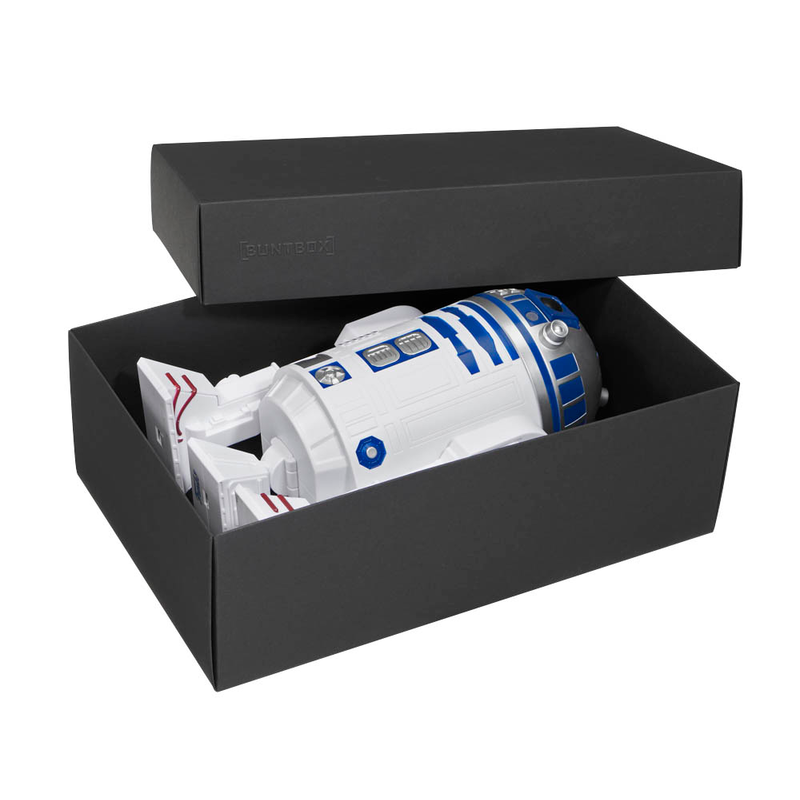 BUNTBOX XL Geschenkboxen 8,6 l schwarz 34,0 x 22,0 x 11,5 cm, 1 St.