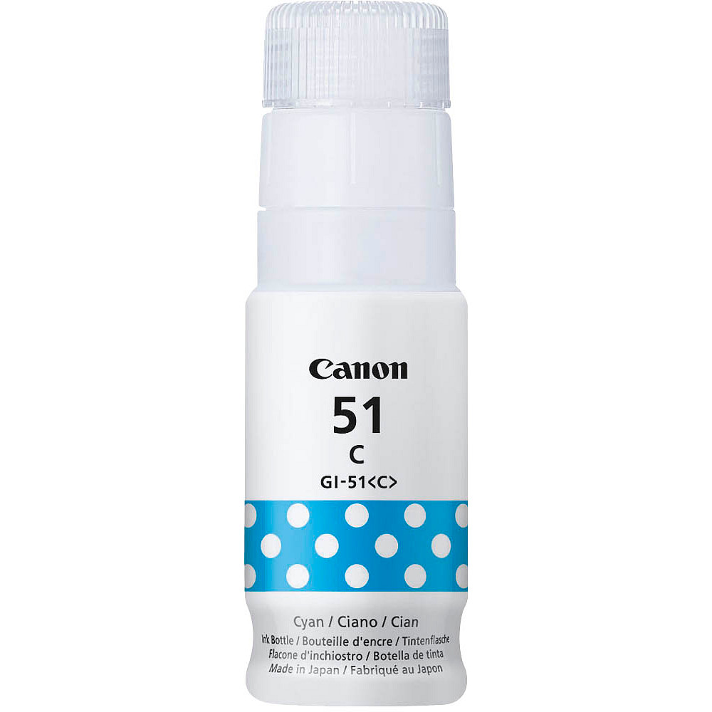 Canon Tintennachfüllfläschchen cyan (4546C001, GI-51C)
