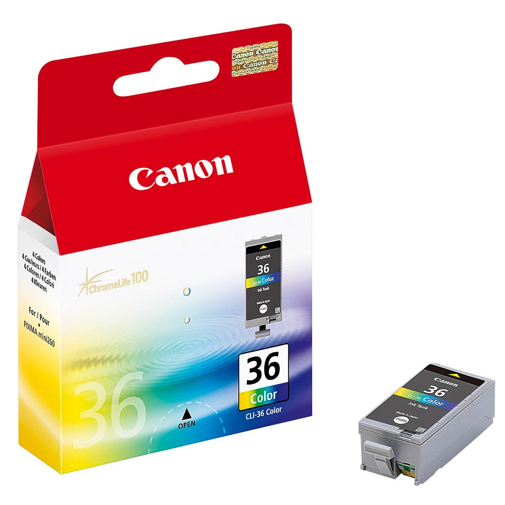 Canon Tintenpatrone 3-farbig (1511B001, CLI-36)