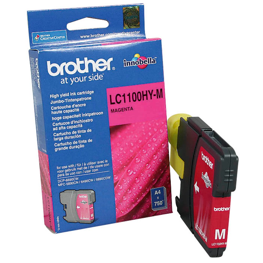 Brother Tintenpatrone magenta HC (LC-1100HYM)