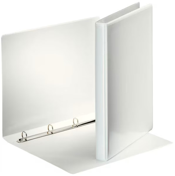 Esselte Präsentationsringbücher 4-Ringe weiß 3,0 cm DIN A4, 10 St.