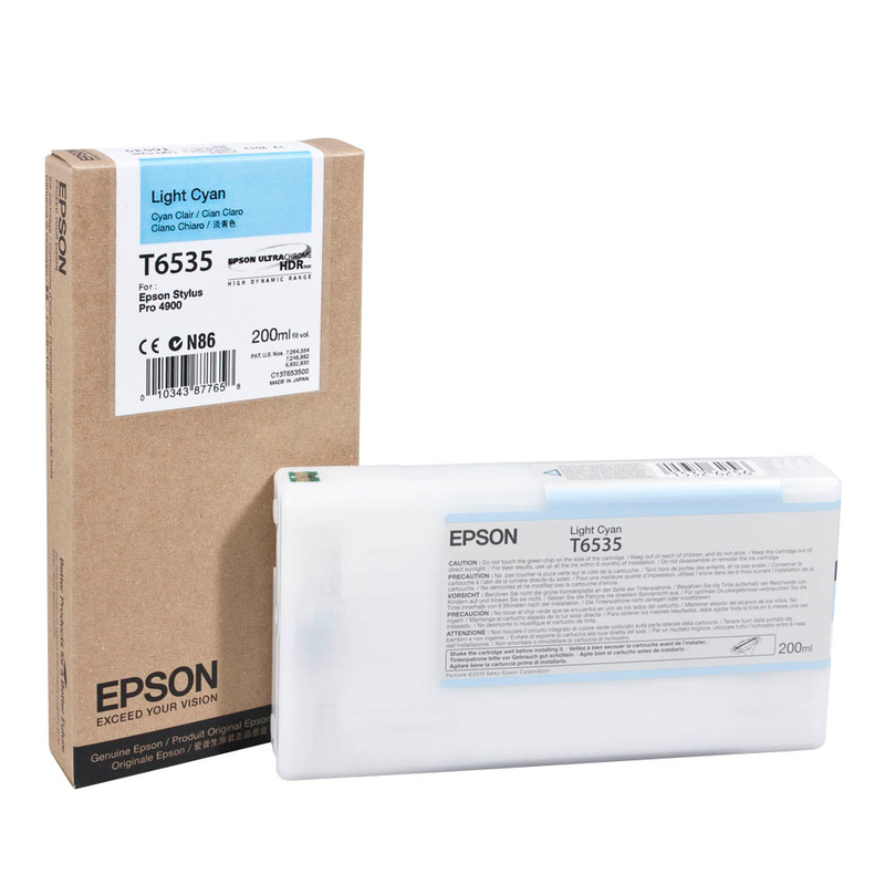 Epson Tintenpatrone cyan light (C13T653500, T6535)
