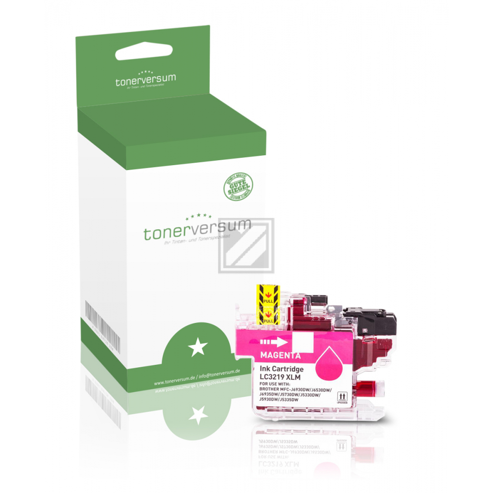 Tonerversum Tintenpatrone magenta HC (104118) ersetzt LC-3219XLM