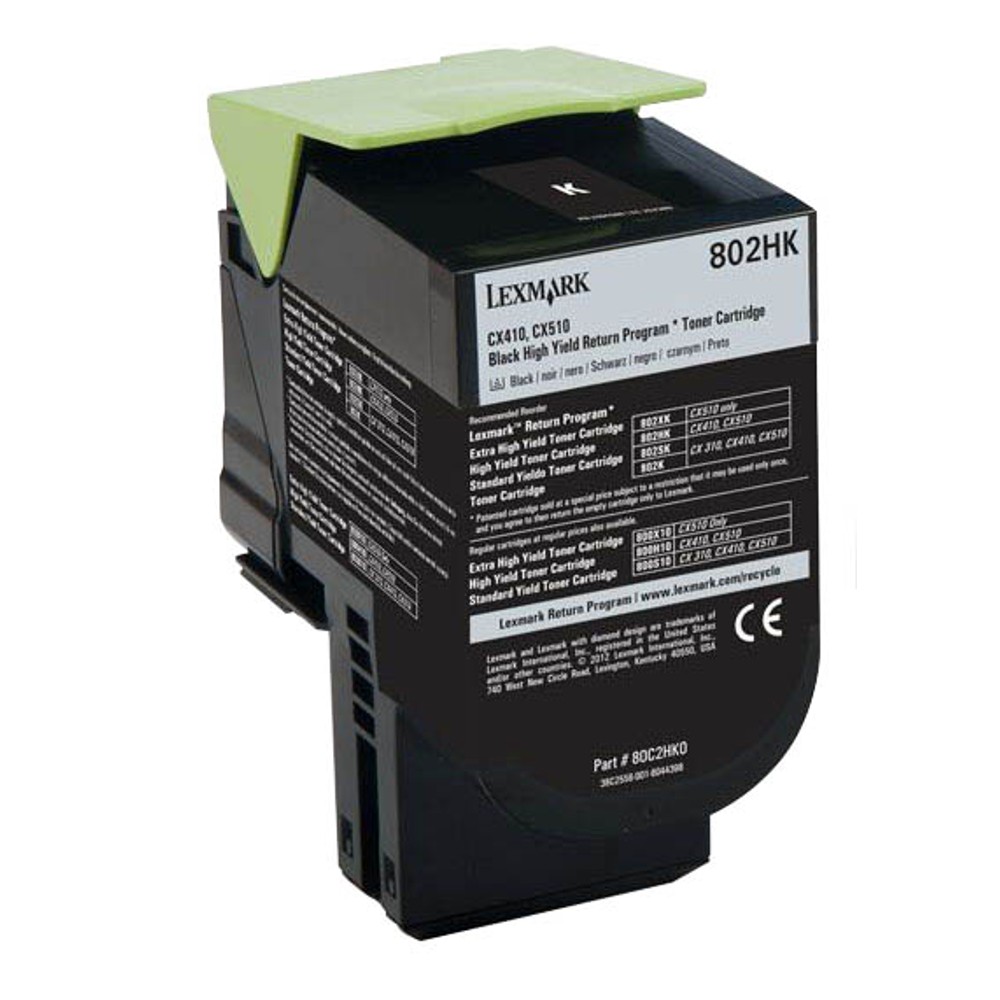 Lexmark 80C2HK0 / 802HK Toner Black