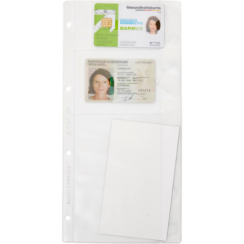 BOI Organisationshüllen 14,5x30,0 cm transparent genarbt, 10 St.