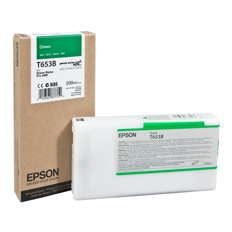 Epson Tintenpatrone grün (C13T653B00, T653B)