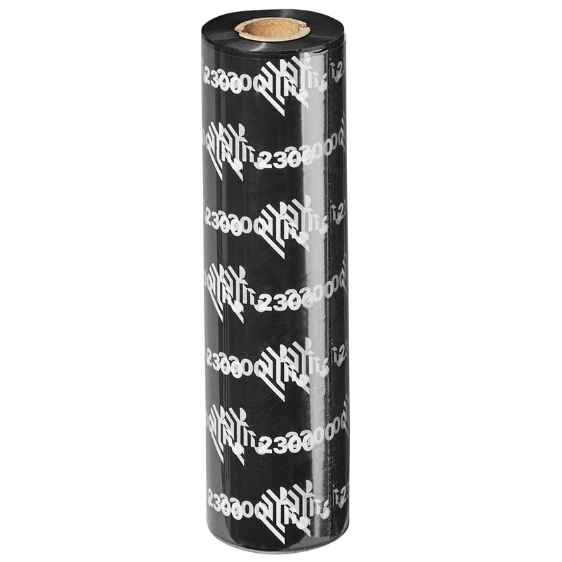 ZEBRA 3200 schwarz Thermo-Druckfolien, 12 Rollen