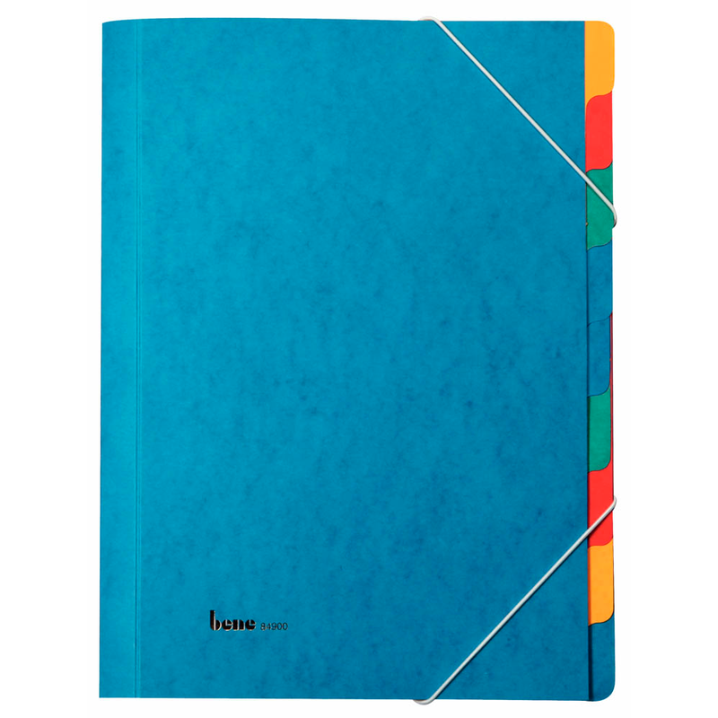 bene Ordnungsmappe 9 Fächer blau, 1 St.